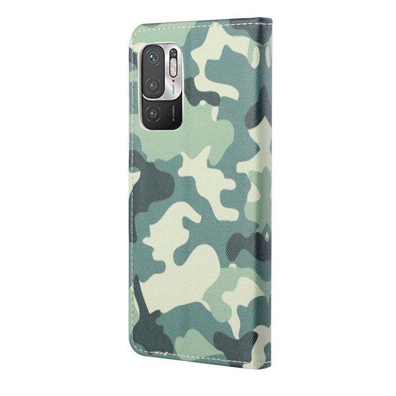 Capa Em Pele Para Poco M3 Pro 5G Camuflar