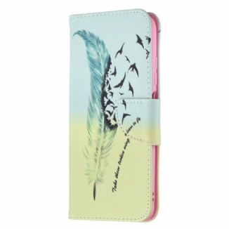 Capa Flip Para Poco M3 Pro 5G Aprender A Voar