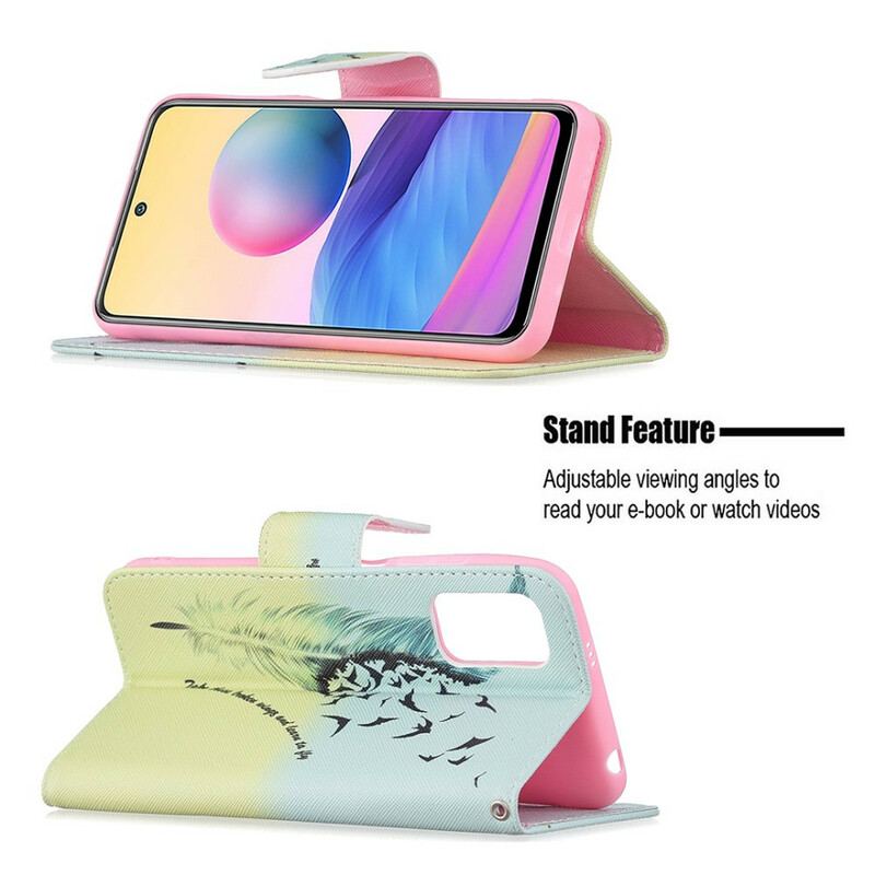 Capa Flip Para Poco M3 Pro 5G Aprender A Voar