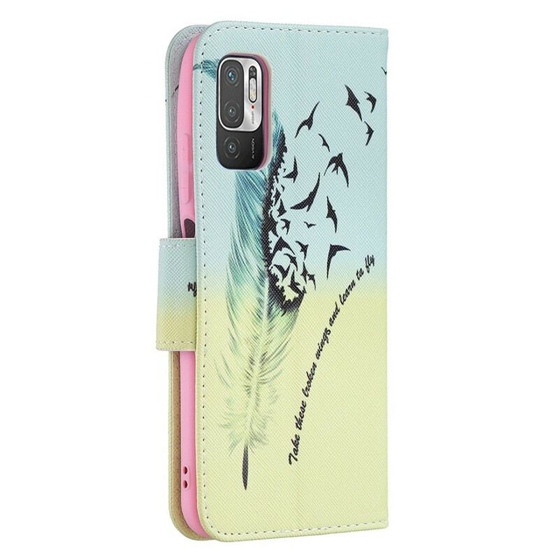 Capa Flip Para Poco M3 Pro 5G Aprender A Voar