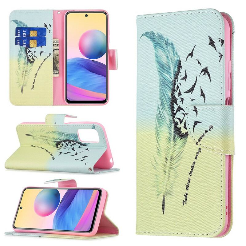 Capa Flip Para Poco M3 Pro 5G Aprender A Voar