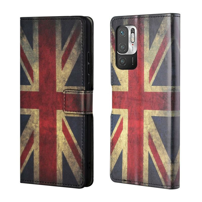 Capa Flip Para Poco M3 Pro 5G Bandeira Da Inglaterra