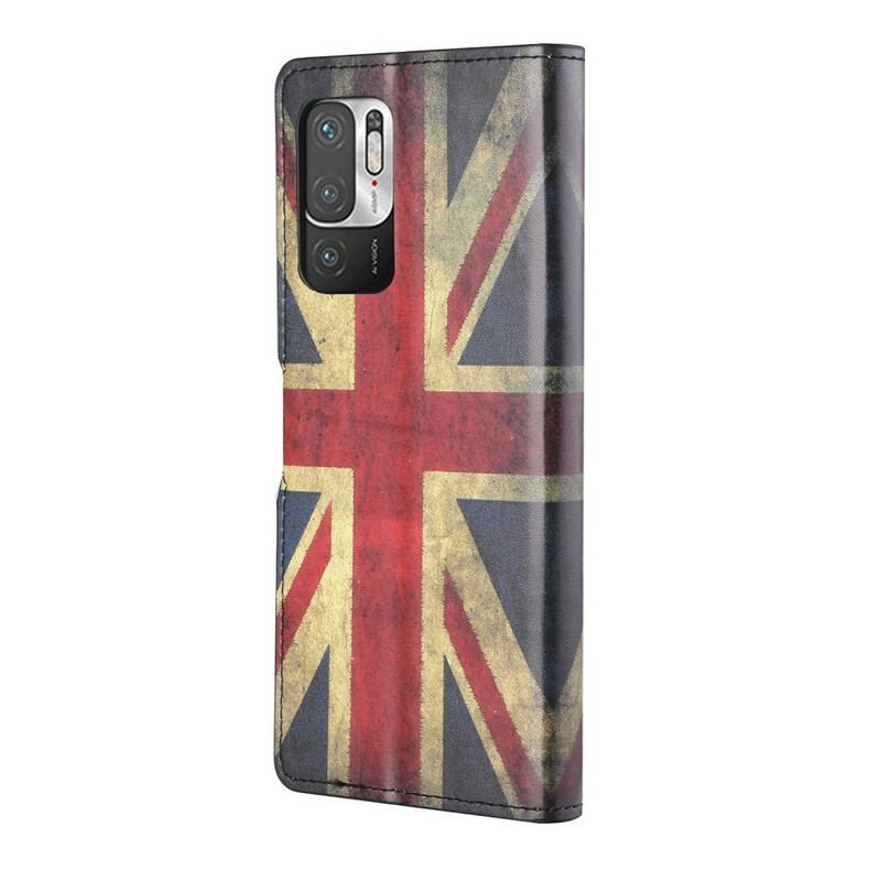 Capa Flip Para Poco M3 Pro 5G Bandeira Da Inglaterra