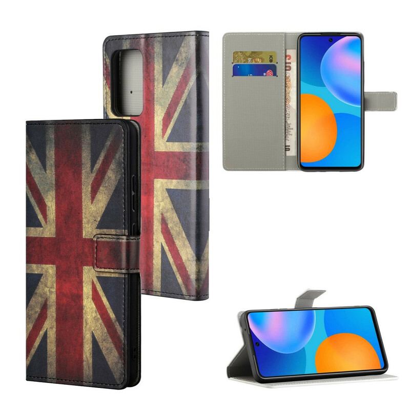 Capa Flip Para Poco M3 Pro 5G Bandeira Da Inglaterra