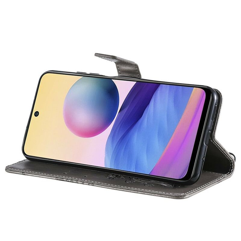 Capa Flip Para Poco M3 Pro 5G Borboletas Gigantes