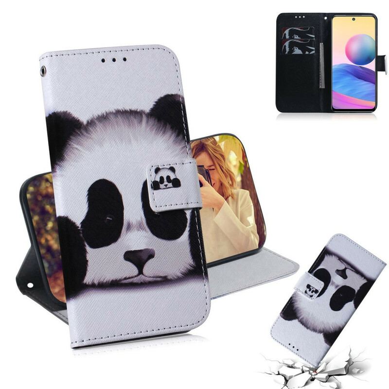 Capa Flip Para Poco M3 Pro 5G Cara De Panda