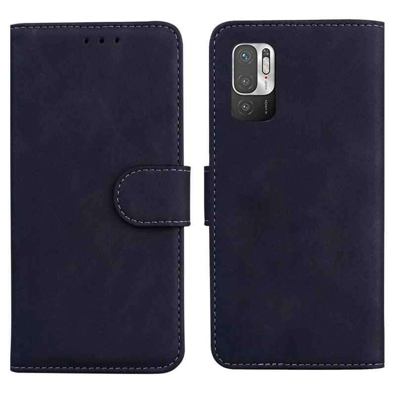 Capa Flip Para Poco M3 Pro 5G Costura Vintage