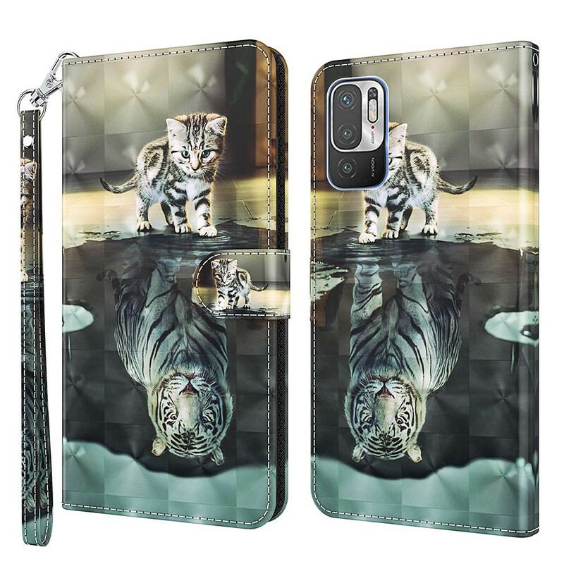 Capa Flip Para Poco M3 Pro 5G Ernesto O Tigre