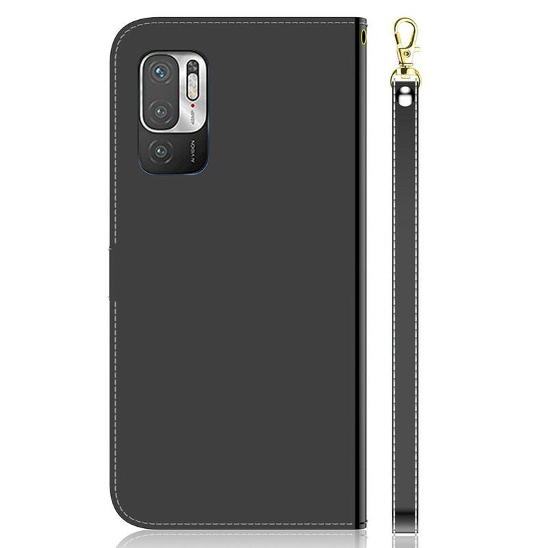 Capa Flip Para Poco M3 Pro 5G Capa De Espelho