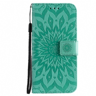 Capa Flip Para Poco M3 Pro 5G Flor Do Sol