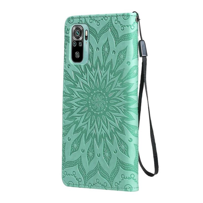 Capa Flip Para Poco M3 Pro 5G Flor Do Sol