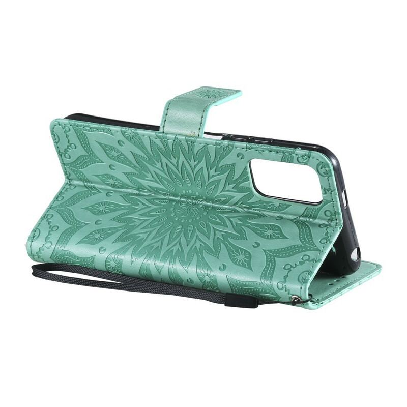 Capa Flip Para Poco M3 Pro 5G Flor Do Sol