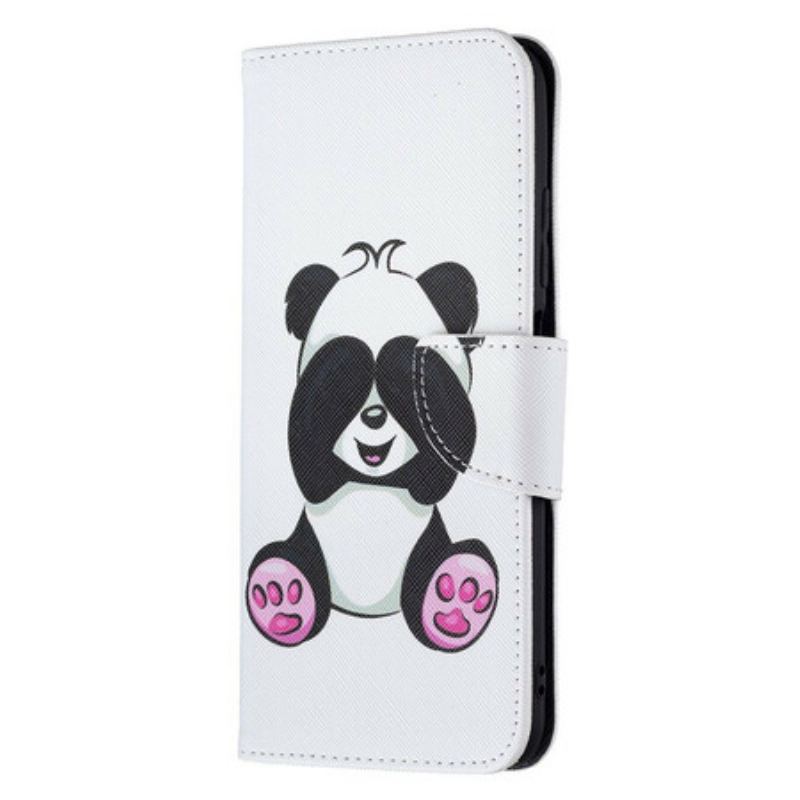 Capa Flip Para Poco M3 Pro 5G Panda Divertido