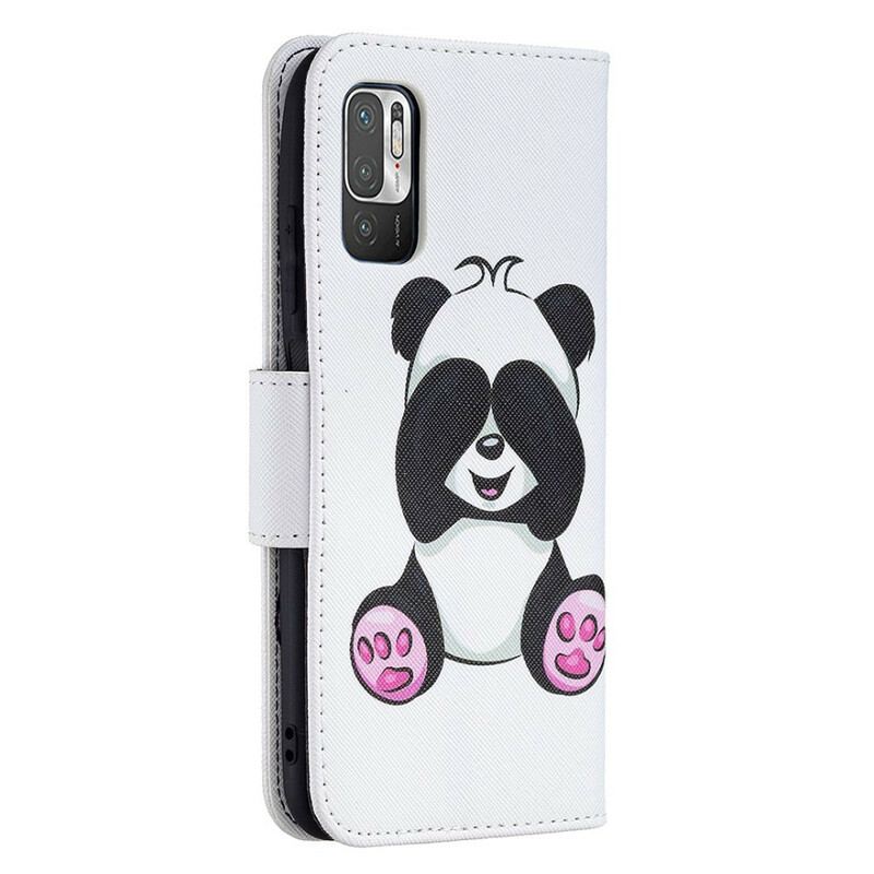 Capa Flip Para Poco M3 Pro 5G Panda Divertido