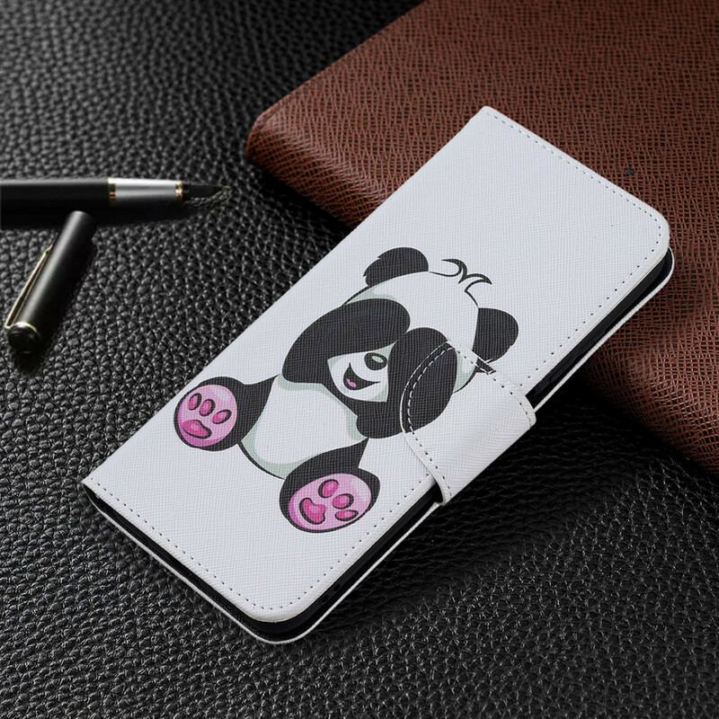 Capa Flip Para Poco M3 Pro 5G Panda Divertido