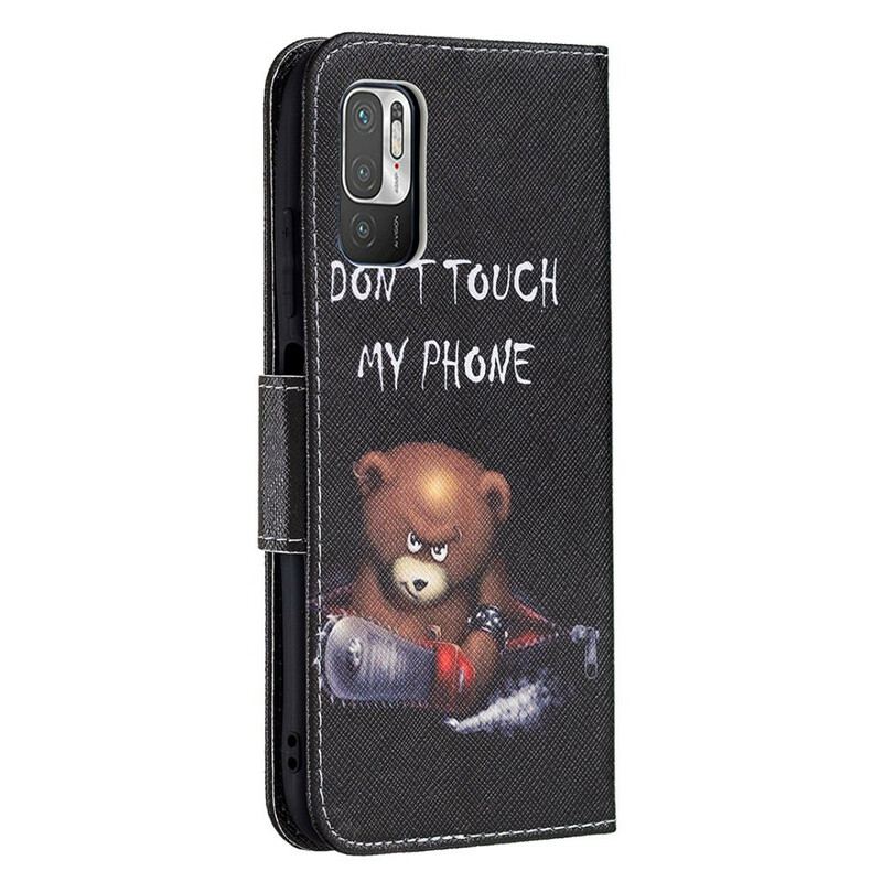 Capa Flip Para Poco M3 Pro 5G Urso Perigoso