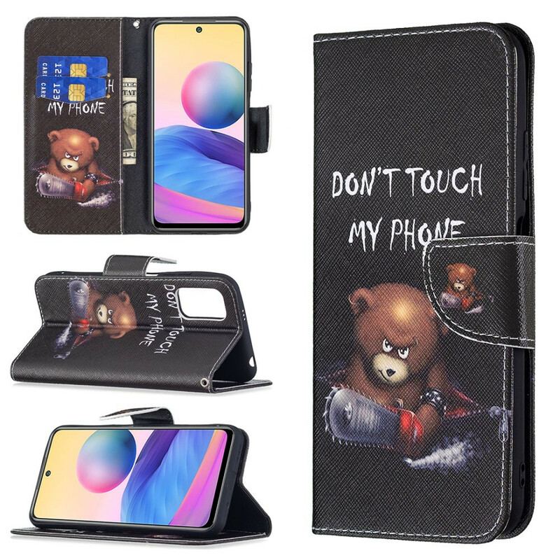 Capa Flip Para Poco M3 Pro 5G Urso Perigoso