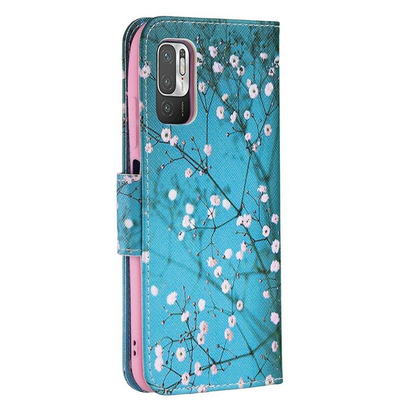 Capa Folio Para Poco M3 Pro 5G Árvore Florida