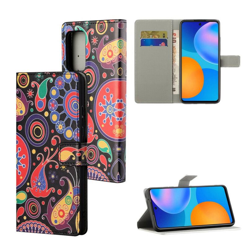 Capa Folio Para Poco M3 Pro 5G Design Da Galáxia