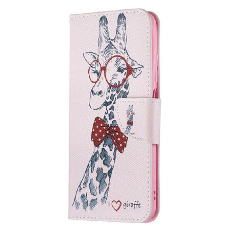 Capa Folio Para Poco M3 Pro 5G Girafa Inteligente