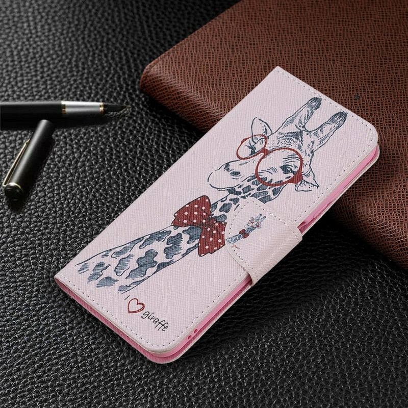 Capa Folio Para Poco M3 Pro 5G Girafa Inteligente