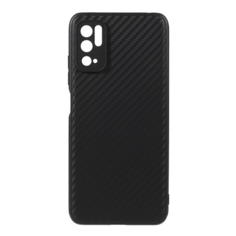 Capa Para Poco M3 Pro 5G Fibra De Carbono