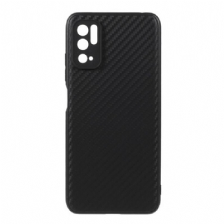 Capa Para Poco M3 Pro 5G Fibra De Carbono