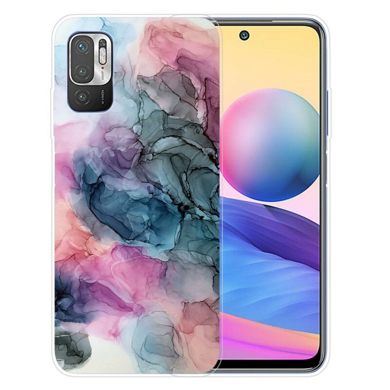 Capa Para Poco M3 Pro 5G Mármore Colorido