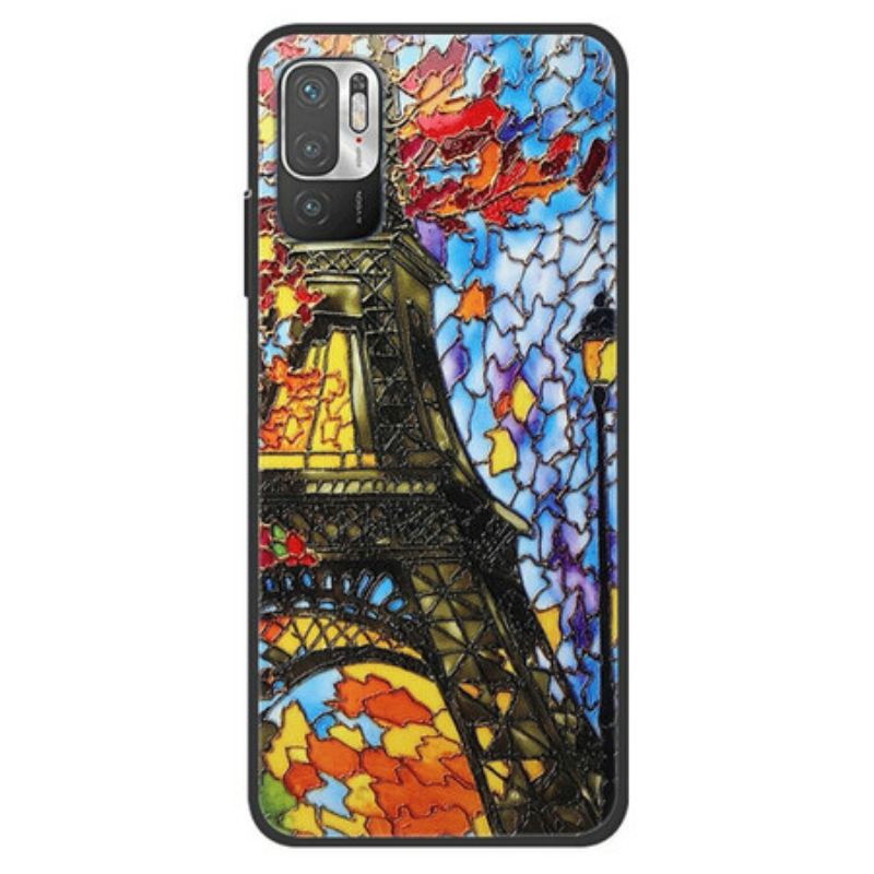 Capa Para Poco M3 Pro 5G Projeto Da Torre Eiffel