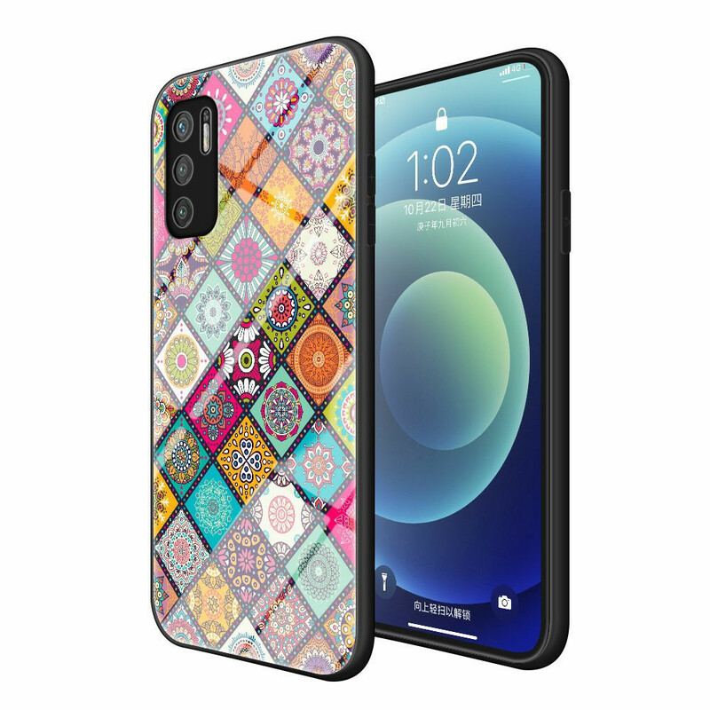 Capa Para Poco M3 Pro 5G Suporte Magnético Patchwork