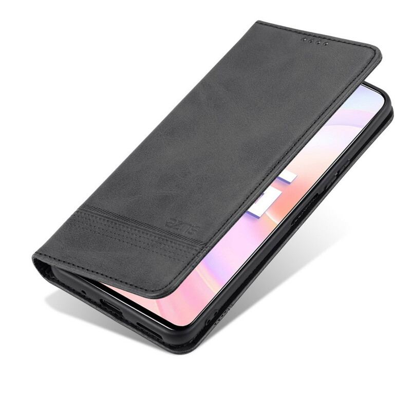 Capa De Celular Para Honor 50 SE Flip Couro Sintético Azns