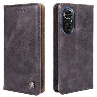 Capa De Celular Para Honor 50 SE Flip Rebites Decorativos