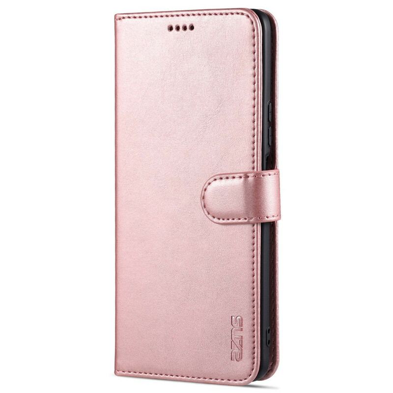 Capa Flip Para Honor 50 SE Efeito Couro Azns