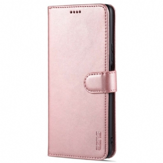 Capa Flip Para Honor 50 SE Efeito Couro Azns