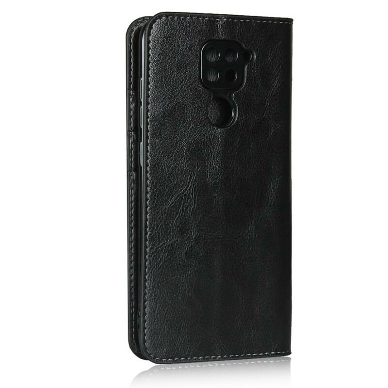 Capa De Celular Para Xiaomi Redmi Note 9 Flip Couro Legitimo