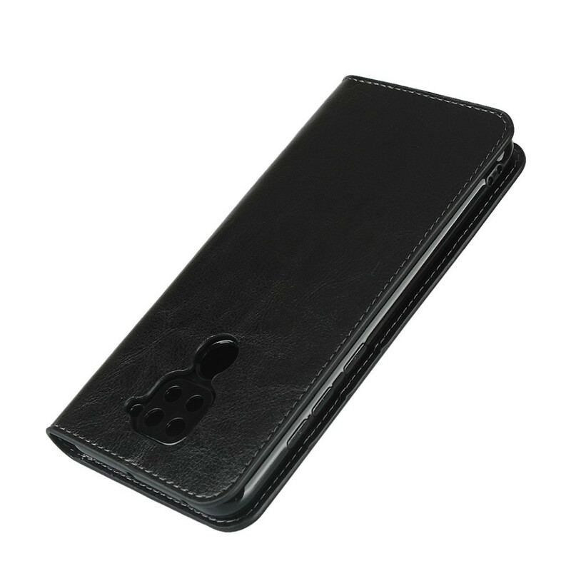 Capa De Celular Para Xiaomi Redmi Note 9 Flip Couro Legitimo