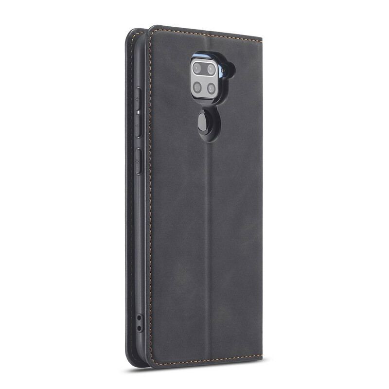 Capa De Celular Para Xiaomi Redmi Note 9 Flip Forwenw Efeito Couro