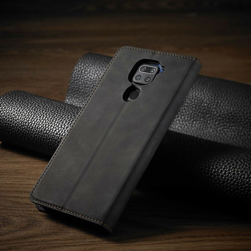 Capa De Celular Para Xiaomi Redmi Note 9 Flip Forwenw Efeito Couro