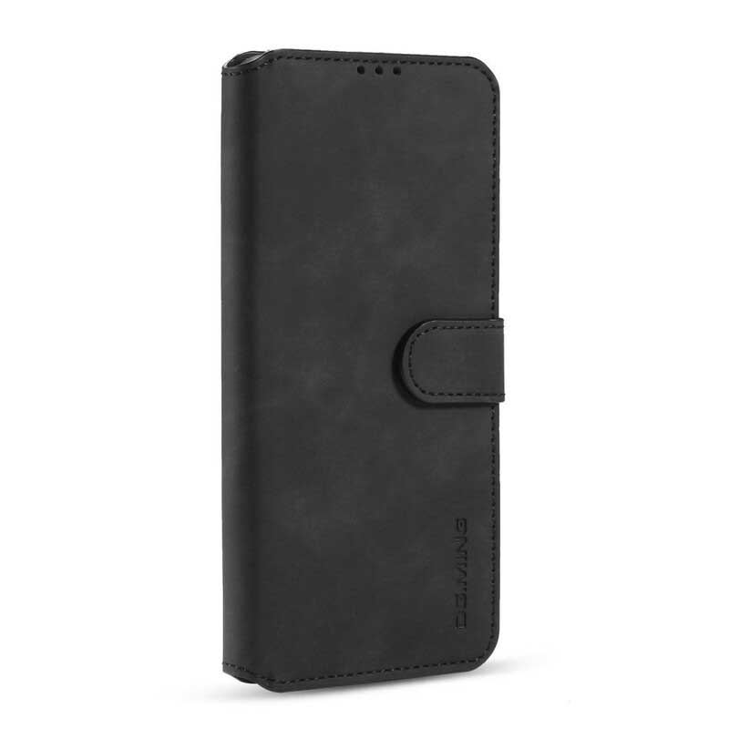 Capa Flip Para Xiaomi Redmi Note 9 Dg.ming Retro