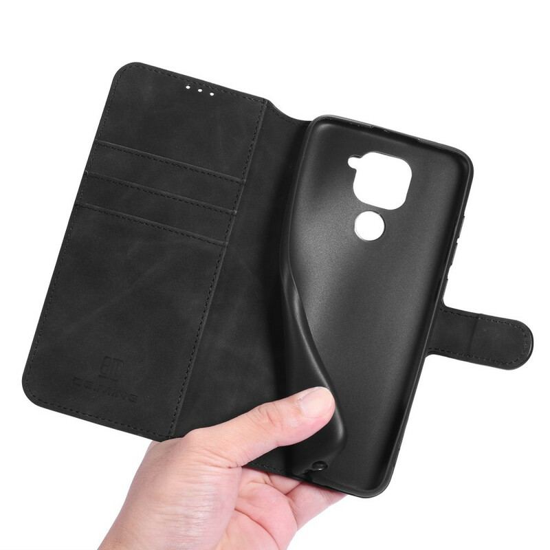 Capa Flip Para Xiaomi Redmi Note 9 Dg.ming Retro