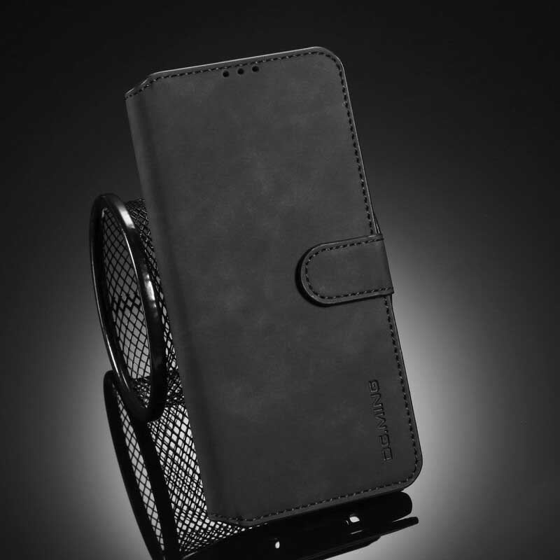 Capa Flip Para Xiaomi Redmi Note 9 Dg.ming Retro