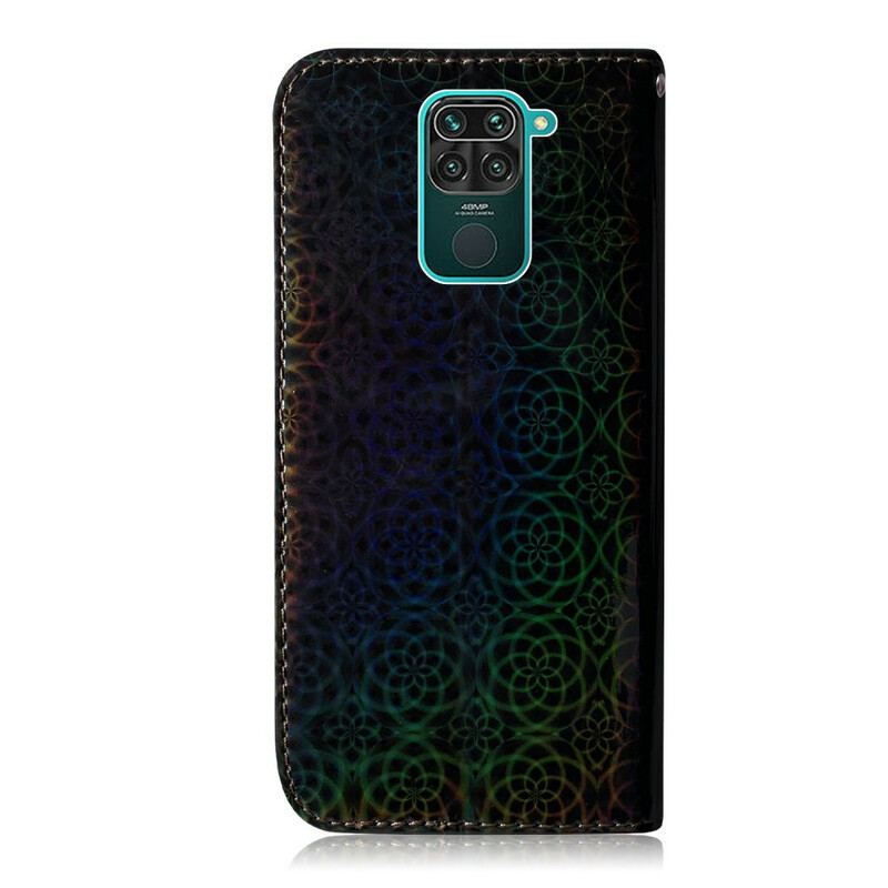 Capa Folio Para Xiaomi Redmi Note 9 Cor Pura