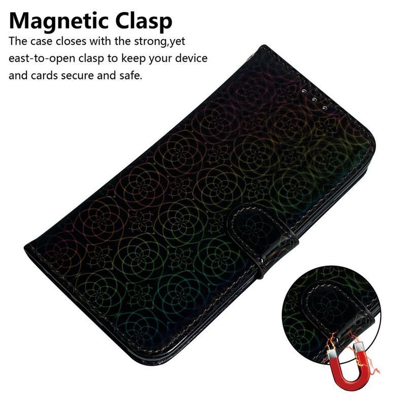 Capa Folio Para Xiaomi Redmi Note 9 Cor Pura