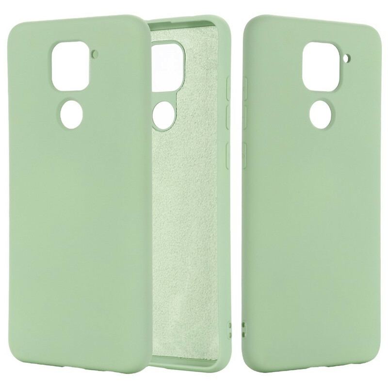 Capa Para Xiaomi Redmi Note 9 Design De Silicone Líquido