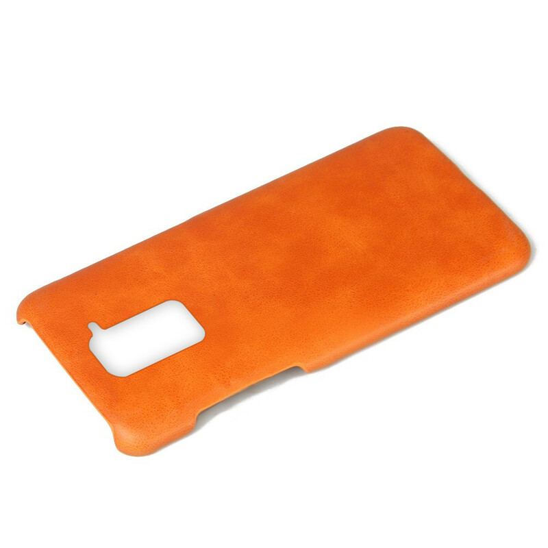 Capa Para Xiaomi Redmi Note 9 Efeito Couro Ksq