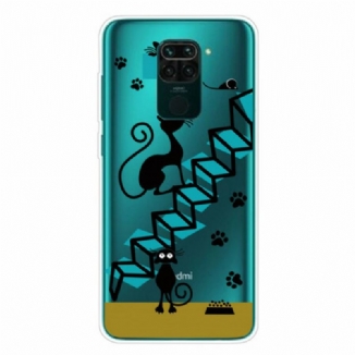 Capa Para Xiaomi Redmi Note 9 Gatos Engraçados