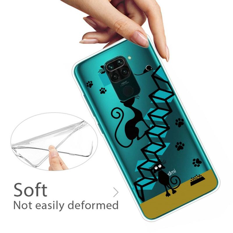 Capa Para Xiaomi Redmi Note 9 Gatos Engraçados