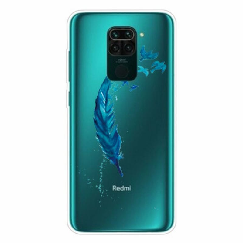 Capa Para Xiaomi Redmi Note 9 Linda Pena Azul