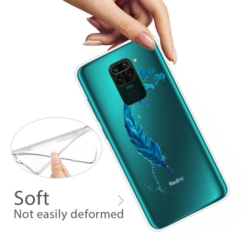 Capa Para Xiaomi Redmi Note 9 Linda Pena Azul