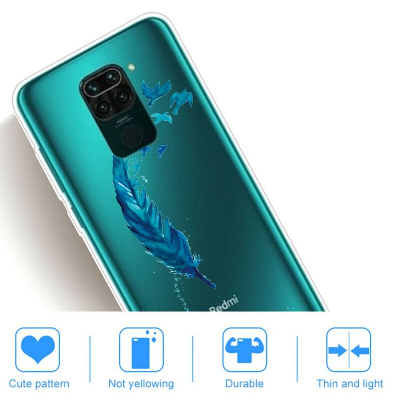 Capa Para Xiaomi Redmi Note 9 Linda Pena Azul